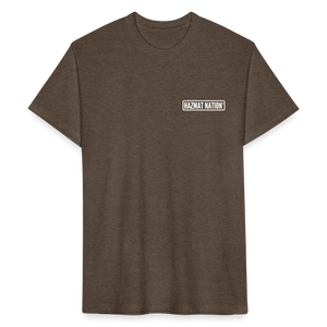 Toxic Culture - Fitted Cotton/Poly T-Shirt by Next Level - heather espresso