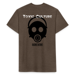 Toxic Culture - Fitted Cotton/Poly T-Shirt by Next Level - heather espresso